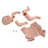 21 Inch Reborn Doll Kit Soft Vinyl Simulated DIY Unpainted Baby Doll Parts Mold Accessories for