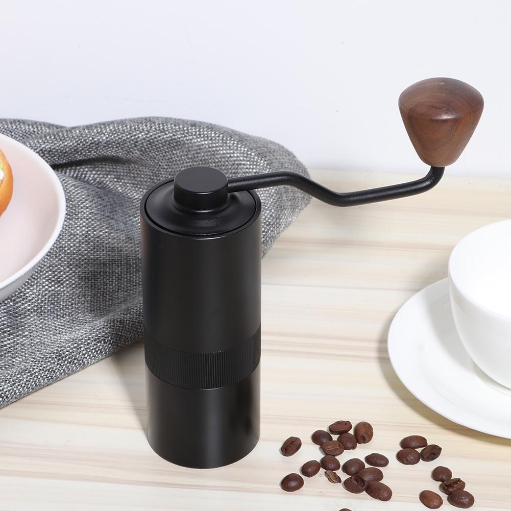 Мини-ручная кофемолка из нержавеющей стали, кофемолка, кофемолка, кухонная утварь, черный цвет