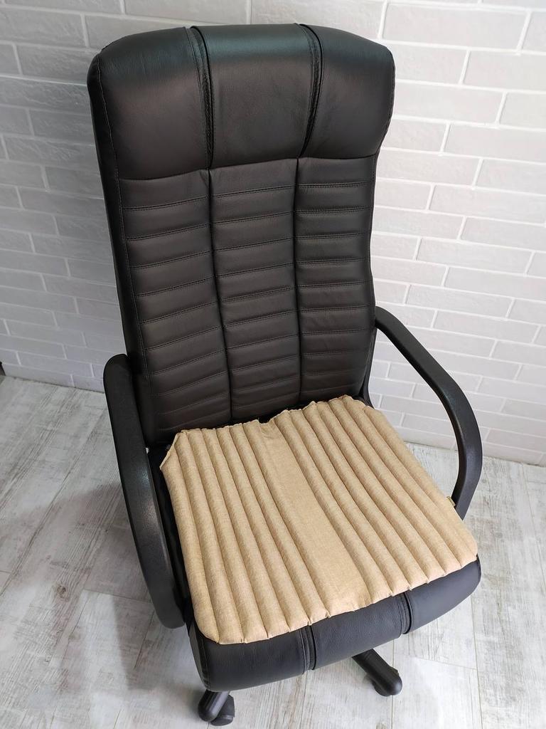 Накидка на кресло руководителя Ekkoseat, наполнитель гречневая шелуха