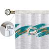 Window Kitchen Curtains For Living Room 2 Pieces Blackout Curtains Door Curtain Miami D-Dolphins Partition Bedroom Decoration