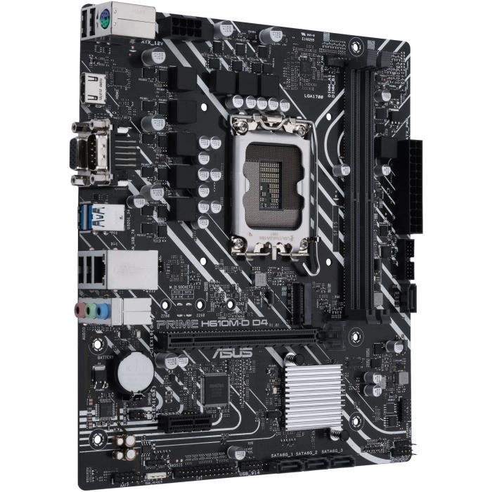 Материнская плата - ASUS - PRIME H610M-D D4 - Intel H610 LGA 1700 micro ATX
