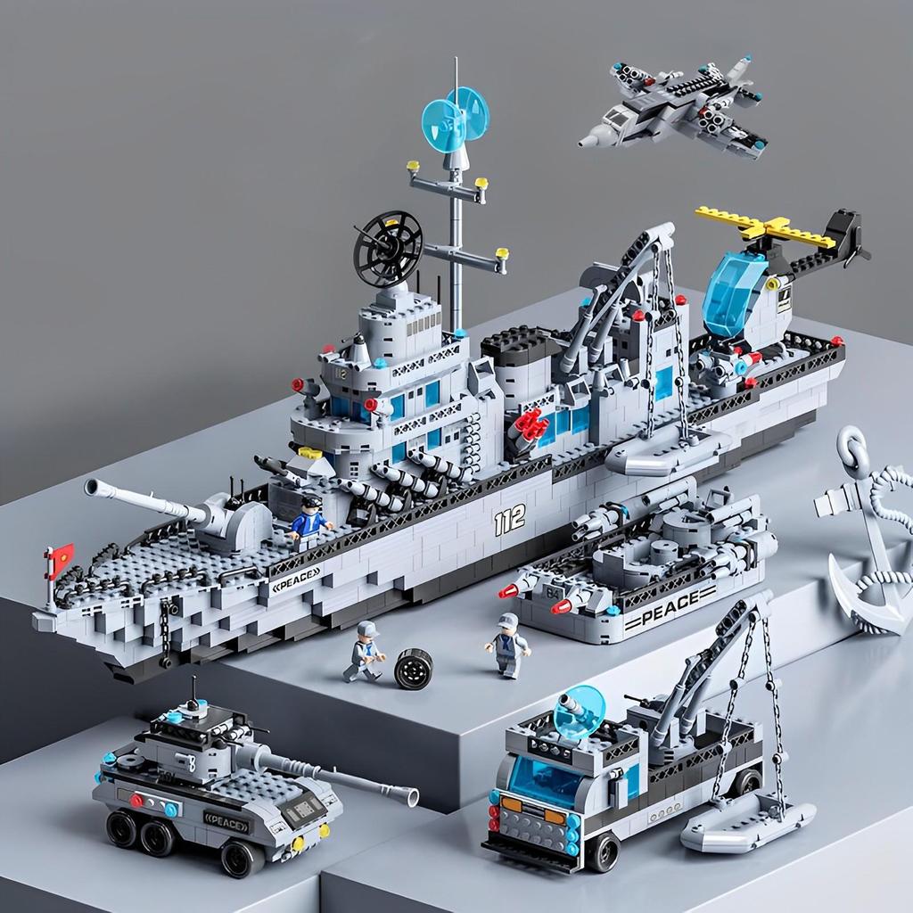 1560pcs City Police Station Building Blocks Bricks City SWAT Team Truck Blocks Educational Toy for Boys Children