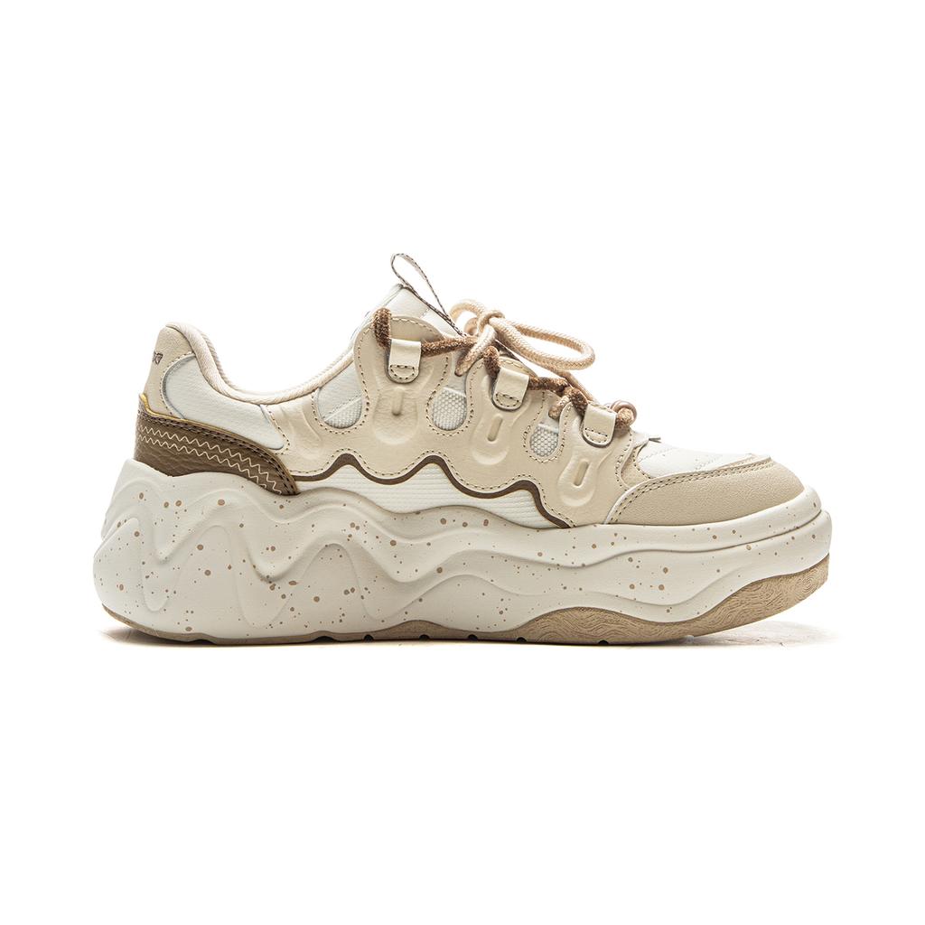 Li Ning Cheese 3.0 Нескользящие Амортизирующие Износостойкие Легкие Низкие Скейтбордические Кроссовки Женские AGCV346-3