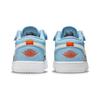 Детские кроссовки Air Jordan 1 Low SE PS Blue Stitch Psychic-Blue Vivid-Green Safety-Orange DR9500-400