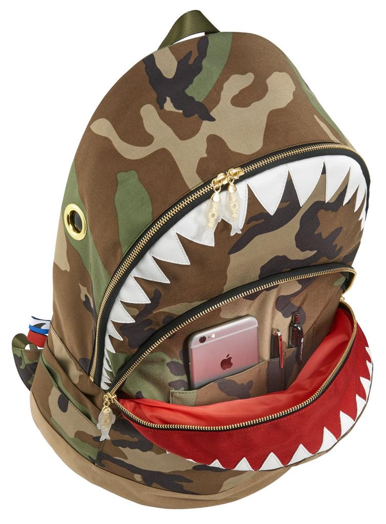 Рюкзак MORN CREATIONS Акула, размер LL, CAM