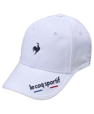 Coq Sportif Cap Ear изогнутый держатель для солнцезащитных очков хлопок гольф LG5SCP01M WH00 [Le Golf] Мужской (белый)