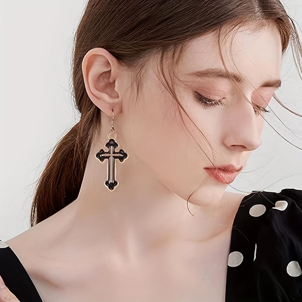 10/20/30 шт. Цветной масляный крест-капля из сплава, подвеска из сплава в форме креста, сделай сам, браслет, ожерелье, серьги, брелок, цепочка для ног