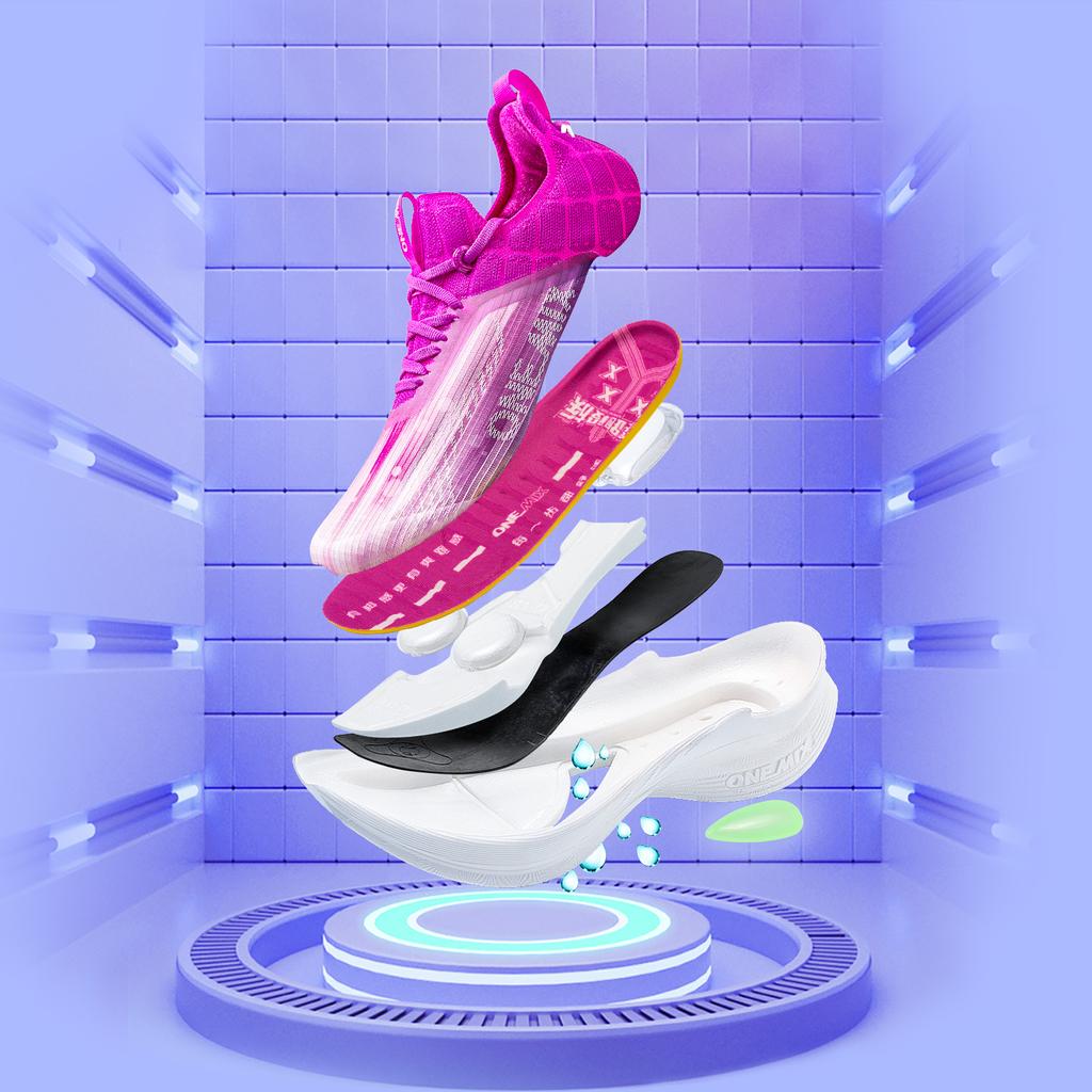 onemix Original With Carbon Plate Marathon Racing Running Racing Shoes Lovers Road Running Shoes Shock-Relief Ultra-Light Rebound Gym Sneakers