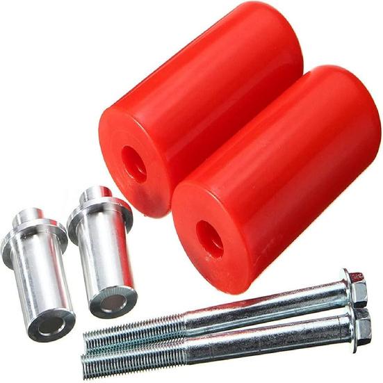 Защита рамы, 10 мм, универсальная, большая, для защиты от падений рамы мотоцикла. Для Yamaha Suzuki Honda(2 шт.) (черный)