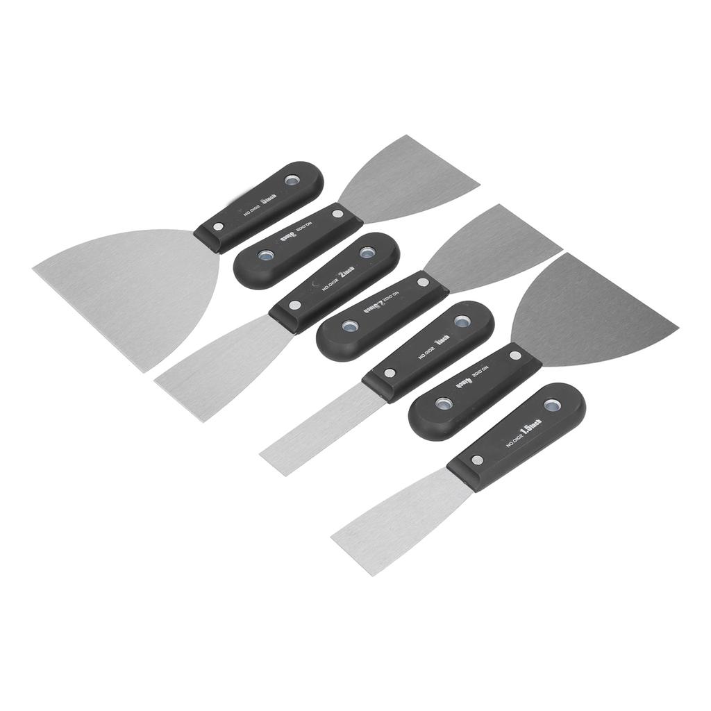 Набор из 7 штук штукатурных ножей Портативный стальной набор шпателей для гипсокартона дерева малярные инструменты