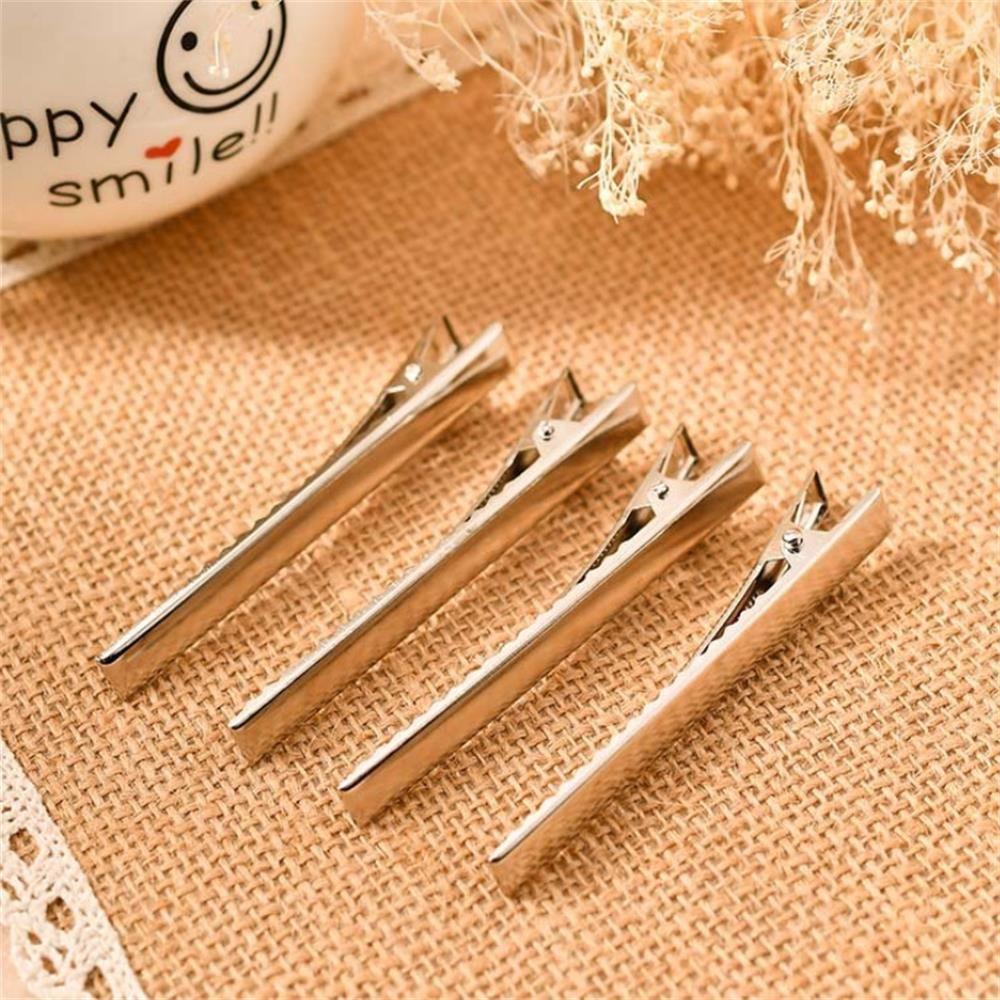 50Pcs Gift Hair accessories Metal Duckbill Clip Alligator Hair Clips Hairpin Crocodile Clamp