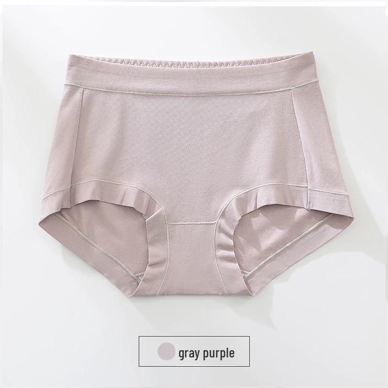 Women's Pure Cotton Antibacterial Mid-High Waist Briefs - 7A Grade, Comfortable, Hip Lifting