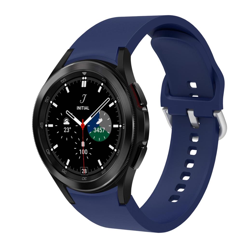 Силиконовый ремешок с пряжкой для Samsung Galaxy Watch 7/6/5 Pro и Watch 4