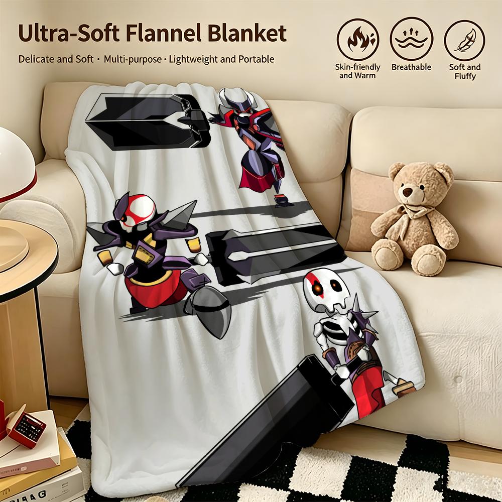 game SSkul The Hero SlayerR Throw Warm Soft Flannel Blanket Multiuse for Sofa Bed Camping Travel Nap
