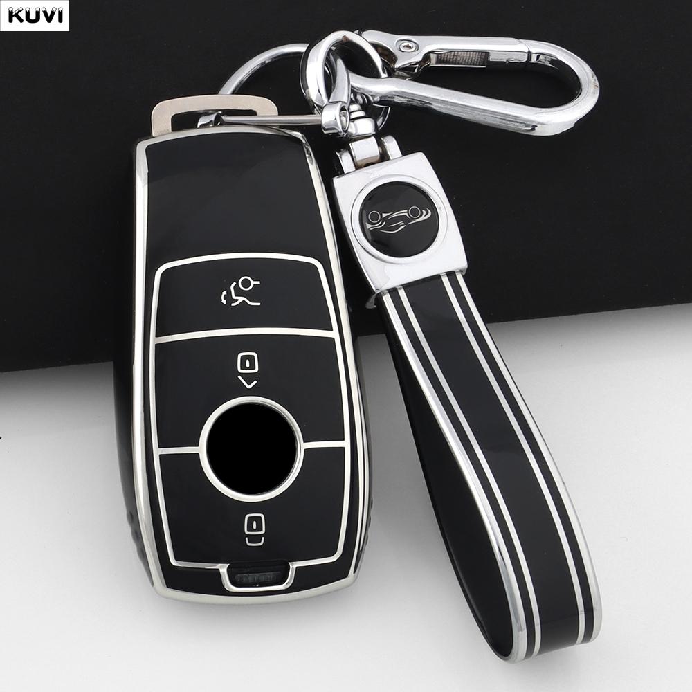 ТПУ Чехол-брелок для ключа автомобиля для Mercedes Benz A C E S G Gls Cla Класса W213 W177 W205 W222 X167 W176 Аксессуары Amg