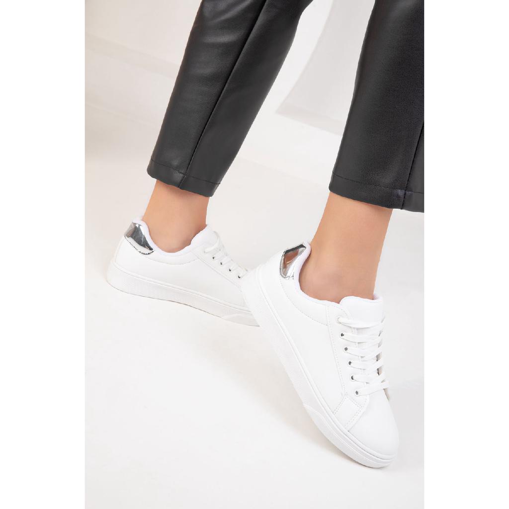 White Women's Sneakers 14395