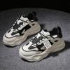 Color Matching Retro Dad Shoes Women's Summer 2025 New Versatile Thick-soled Heightening Lace-up Mesh Casual Sports Shoes