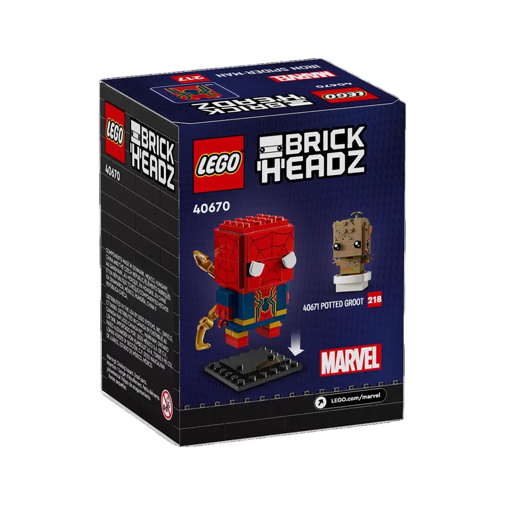 Lego Brickheadz Marvel Железный Человек-Паук