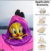 1 шт. Фланелевое одеяло Tweety Looney Tunes, Мягкое, приятное для кожи, с цифровой печатью, Различные размеры в наличии для семьи, друзей, на день рождения