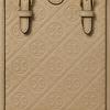 Tory Burch Мини-сумка-тоут с тисненым узором T Monogram Double T Logo Женская сумка-тоут Глиняный 158515-200