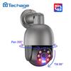 Techage 4MP 8MP PTZ Security POE IP Camera CCTV Surveillance 2K 4K Video Camera Outdoor Ai Human Detection Two Way Audio ONVIF