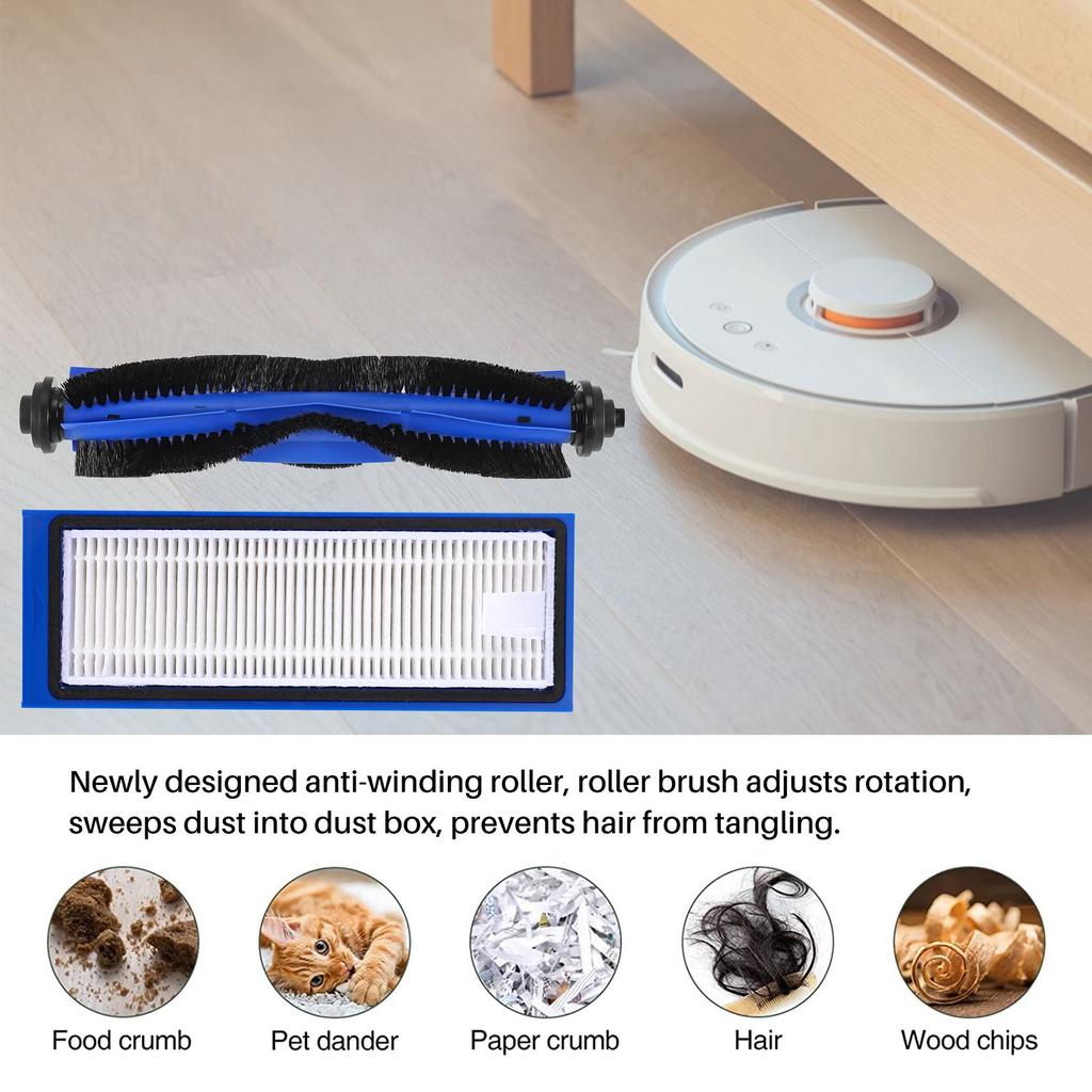 Replacement Parts Kit for Eufy RoboVac L70 Hybrid Robot Vacuum Cleaner, Accessories Kit