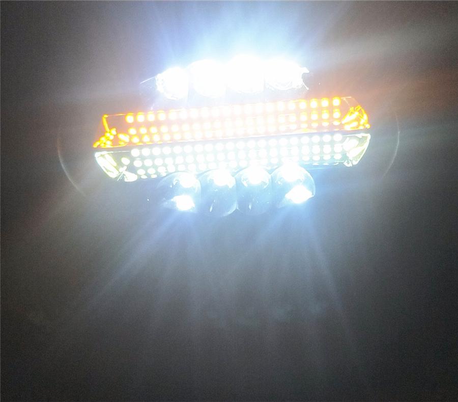 Unique Led Combo - Special Designed Light Distribution Structure Offers A Perfect Concentrated Bright Spot Beam With Wide Illumination & Large-Angle F