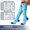 Low Price Clearance 2/4/6/8/10 Pairs Men Compression Socks Cat Dog Animal Prints High Stockings Running 20-30mmhg Sports Socks