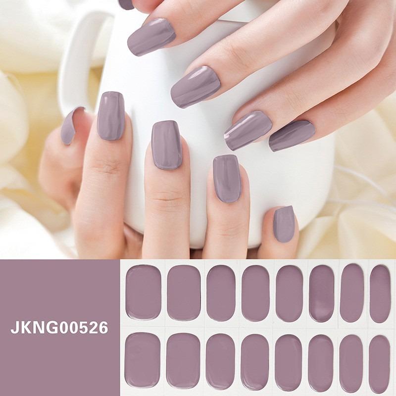 New Solid-color Nail Gel Stickers, Nail Stickers, Nail Stickers, Light Therapy Lamps, Gel Nail Stickers