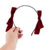 Party Girls Women Wash Face Headwear Hair Accessories Hair Hoop Velvet Bow Headband Hair Bands