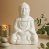 Подставка для чайной свечи Будда - Белая