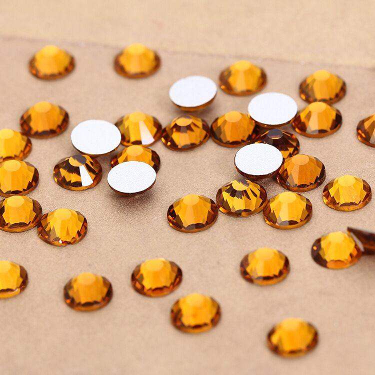 Pujiang Yantuo 14400 Bulk Glass Machine Crystal AB Flat Back Rhinestones Non Hotfix Rhinestone Cutting 1 Bag Lead Free