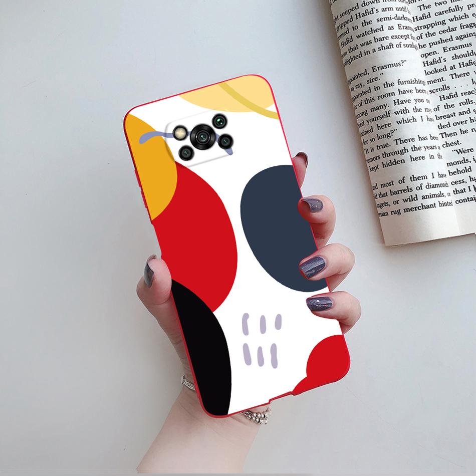 Милый Мультяшный Кот Чехол Для Poco X3 Pro Pocox3 X 3 NFC Задняя Крышка Мягкий Силикон Матовый Защитный Funda Для Xiaomi Poco X3 Pro Сумка