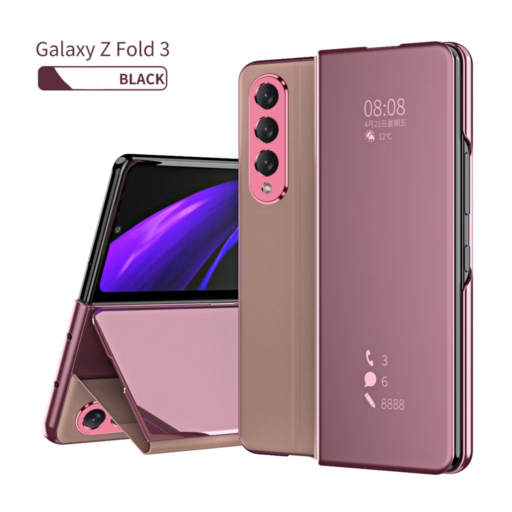 Ультратонкий зеркальный чехол для телефона Samsung Galaxy Z Fold 5, 4, 3, 2, 5G, мобильные телефоны Fold5 Flod3 Flod4, складной чехол с полным покрытием