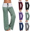 Women's Drawstring Casual Wide Leg Pants High Waisted Sporty Yoga Trousers