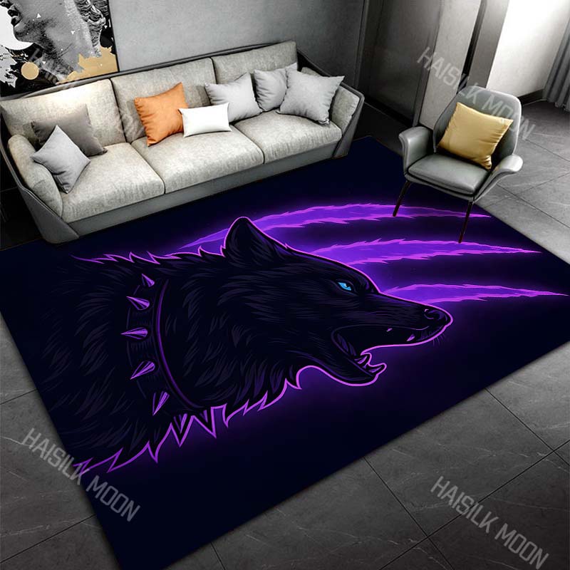 Elephant head artistic illustration Carpet for Living Room Bedroom Sofa Home Decor Rus Non-slip Floor Mat Luxury Gift