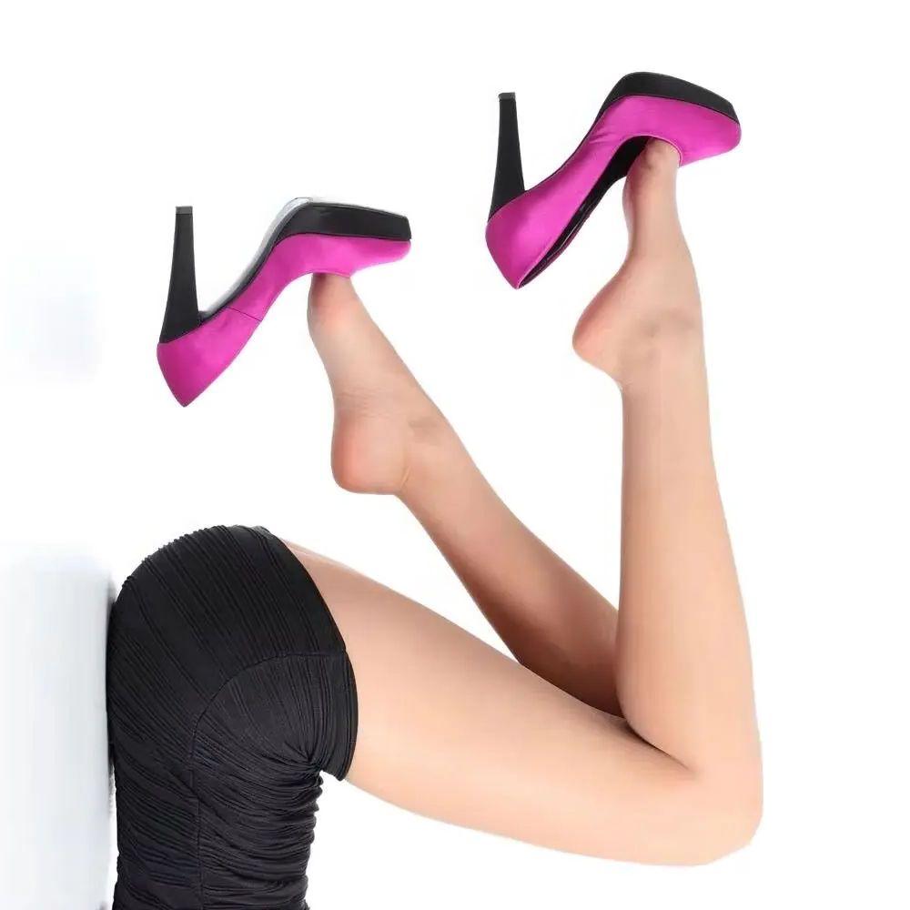 Женские колготки Эластичные шелковые чулки Ее чулки Колготки Сексуальные нейлоновые чулки и колготки Ноги 15 цветов