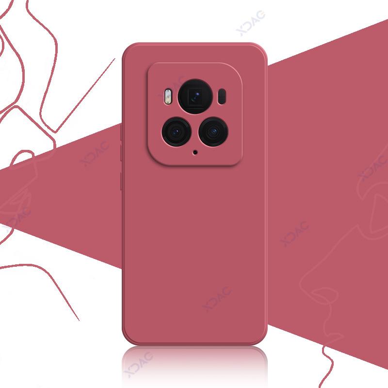 Роскошные двухслойные чехлы для Honor Magic6 Magic 6 Pro Ultimate 6Pro 6Ultimate 5G Square Liquid Silicone Phone Armor Coque