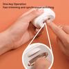 Seemagic Electric Automatic Nail Clipper with Lighting Anti-splash Trimmer Nail Cutter Manicure For Baby Adult Safe Nail Care Clipper Manicure