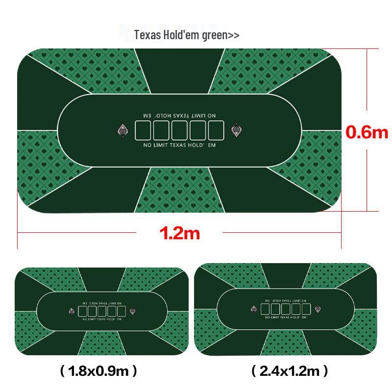 Популярный нескользящий резиновый коврик для стола и коврик для мыши для Техасского Холдема Гуаньдана
