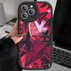 Чехол для телефона Hazbin Hotel Alastor из аниме для iPhone 16 15 14 13 12 11 Pro Max Plus, противоударный кожаный чехол