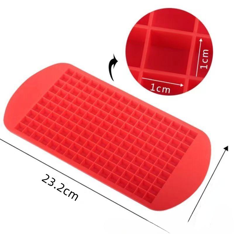 Food Level Silicone Ice Cube Maker 160 Square Tray Ice Cream Mold Summer Drink Wine Milk Tea Ice Cube Mold Kitchen Supplies
