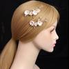 Elegant White Ceramic Plum Blossom Hairpin - European & American Style Bridal Hair Accessory