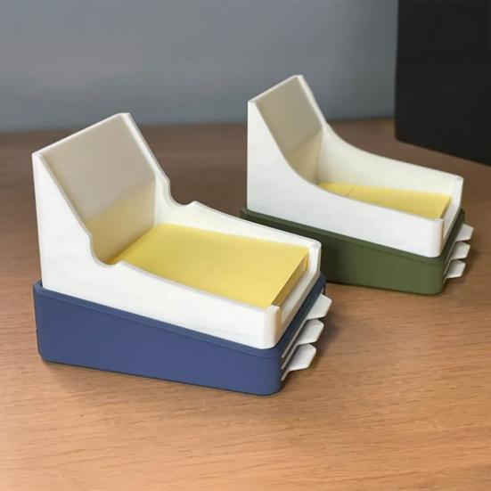 Держатель для липких заметок с трафаретом 3x3 Диспенсер для блокнотов с шаблонами для рисования линий Многоразовый органайзер для заметок для списков дел Домашний офис