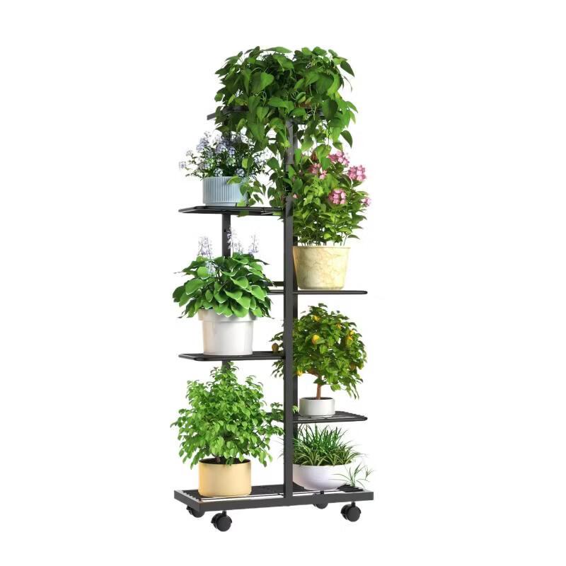Shixun Multi-Tier Wrought Iron Floor Plant Stand