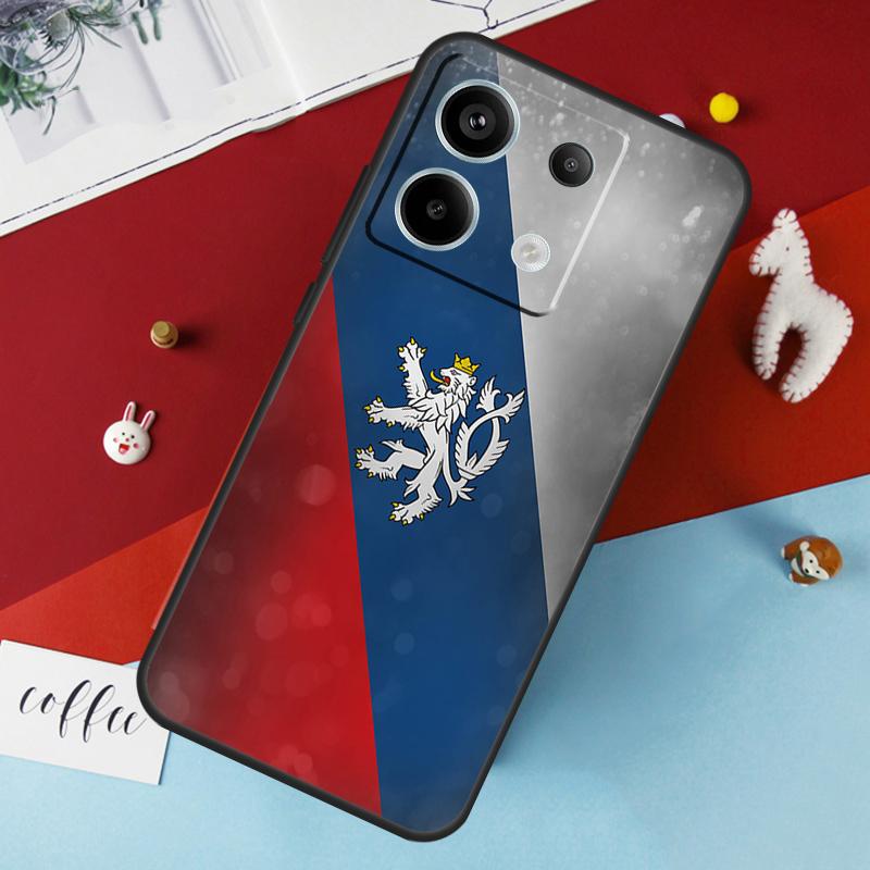 Чехол с чешским флагом для Xiaomi Redmi 12 13C 12C 10C 9C Redmi Note 13 9 10 11 12 Pro 9S 10S 11S 12S