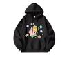 New 2025 Different Couple Outfits Cartoon Sponge Baby Couple Outfits Autumn Outfits Loose Hoodies for Men and Women
