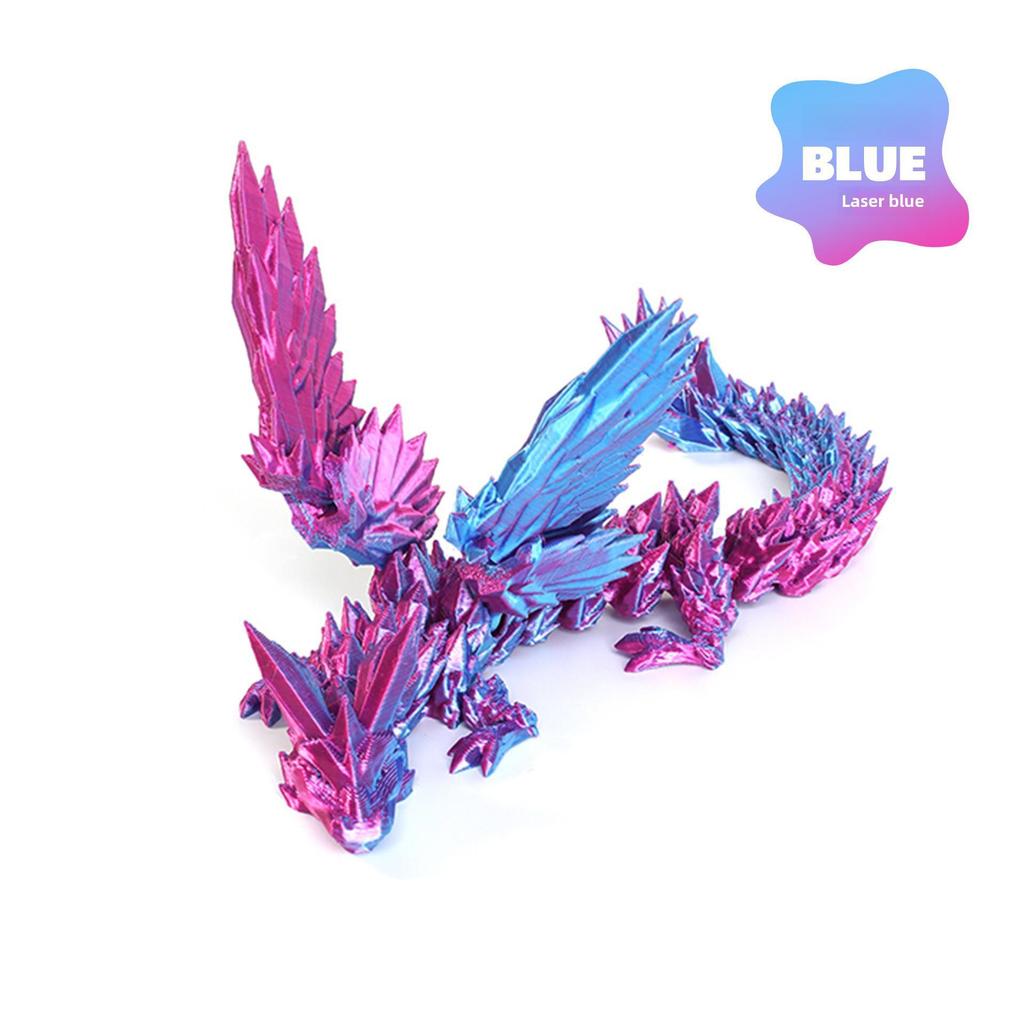 3D Яйцо китайского дракона ручной работы с крыльями - Креативное украшение, игрушка, ремесло