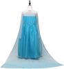 [nightbaby] Frozen Cosplay Princess Dress for Girls, 7-Piece Set, Includes Anna and Elsa Dresses, Perfect for Transformation, Stage Outfits,