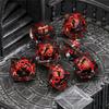 Pointed Resin Longan Movable Baldur's Gate Dice Set Dungeons & Dragons Board Game DND Cthulhu Running Group